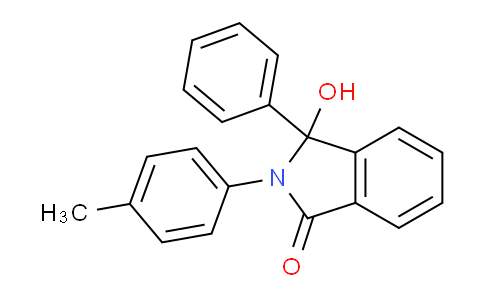 CAS No. 3532-71-6, 3-Hydroxy-3-phenyl-2-(p-tolyl)isoindolin-1-one