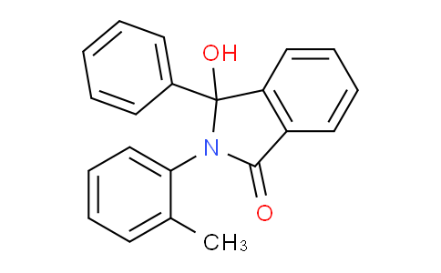 CAS No. 3532-73-8, 3-Hydroxy-3-phenyl-2-(o-tolyl)isoindolin-1-one
