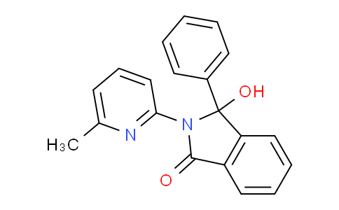 CAS No. 3532-40-9, 3-Hydroxy-2-(6-methylpyridin-2-yl)-3-phenylisoindolin-1-one
