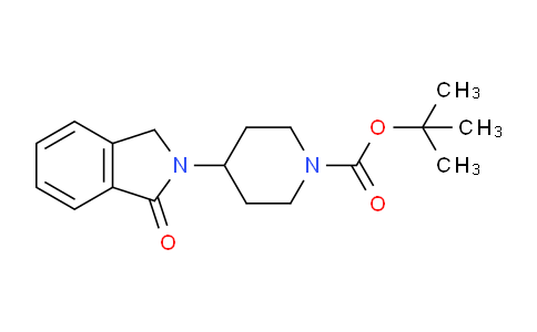 CAS No. 869623-60-9, tert-Butyl 4-(1-oxoisoindolin-2-yl)piperidine-1-carboxylate