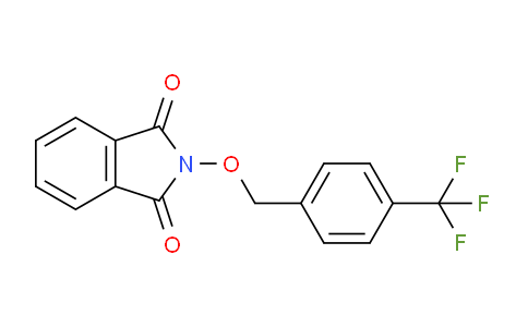CAS No. 339096-92-3, 2-((4-(Trifluoromethyl)benzyl)oxy)isoindoline-1,3-dione