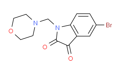 CAS No. 15032-13-0, 5-Bromo-1-(morpholinomethyl)indoline-2,3-dione
