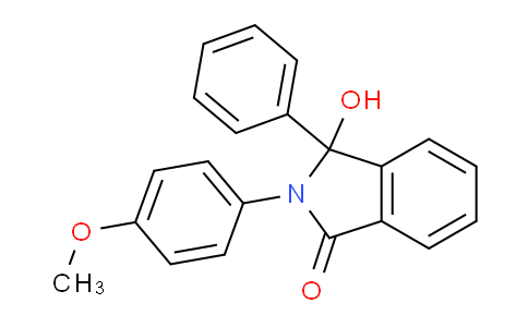 CAS No. 3532-69-2, 3-Hydroxy-2-(4-methoxyphenyl)-3-phenylisoindolin-1-one