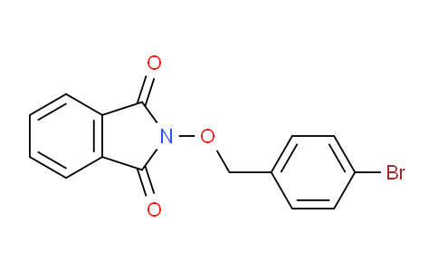 CAS No. 55418-33-2, 2-((4-Bromobenzyl)oxy)isoindoline-1,3-dione