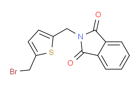 CAS No. 166888-26-2, 2-((5-(Bromomethyl)thiophen-2-yl)methyl)isoindoline-1,3-dione