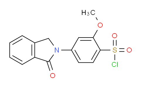 CAS No. 277758-53-9, 2-Methoxy-4-(1-oxoisoindolin-2-yl)benzene-1-sulfonyl chloride