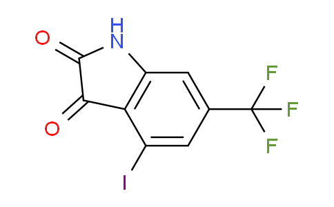 CAS No. 389571-79-3, 4-Iodo-6-(trifluoromethyl)indoline-2,3-dione
