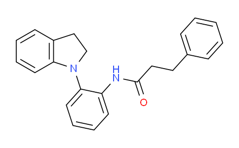 CAS No. 71971-52-3, N-(2-(Indolin-1-yl)phenyl)-3-phenylpropanamide
