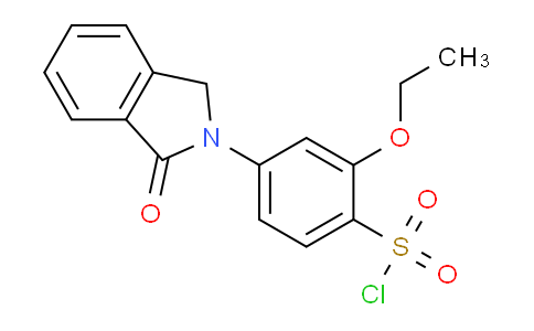 CAS No. 277758-54-0, 2-Ethoxy-4-(1-oxoisoindolin-2-yl)benzene-1-sulfonyl chloride