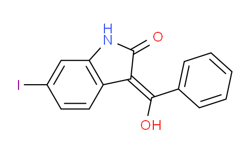 CAS No. 1535204-23-9, 3-(Hydroxy(phenyl)methylene)-6-iodoindolin-2-one