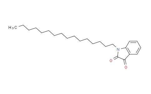 CAS No. 28035-35-0, 1-Hexadecylindoline-2,3-dione