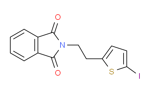 CAS No. 1936619-86-1, 2-(2-(5-Iodothiophen-2-yl)ethyl)isoindoline-1,3-dione