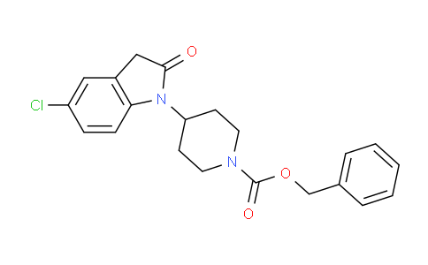CAS No. 1956385-23-1, Benzyl 4-(5-chloro-2-oxoindolin-1-yl)piperidine-1-carboxylate