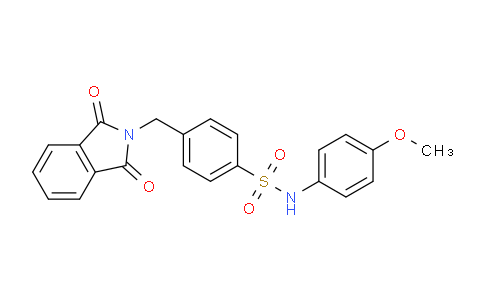 CAS No. 955298-15-4, 4-((1,3-Dioxoisoindolin-2-yl)methyl)-N-(4-methoxyphenyl)benzenesulfonamide