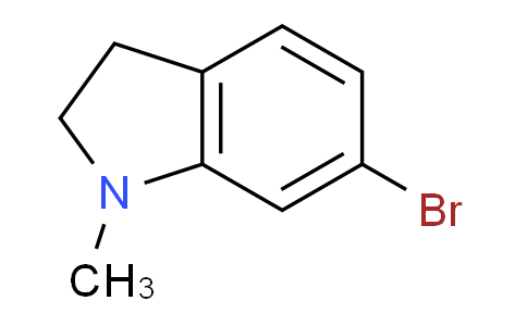CAS No. 86626-30-4, 6-bromo-1-methylindoline