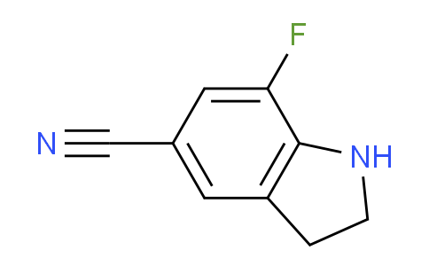CAS No. 2092093-99-5, 7-fluoro-2,3-dihydro-1H-indole-5-carbonitrile