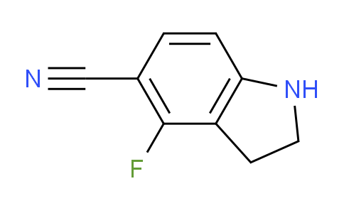 CAS No. 2092093-82-6, 4-fluoro-2,3-dihydro-1H-indole-5-carbonitrile
