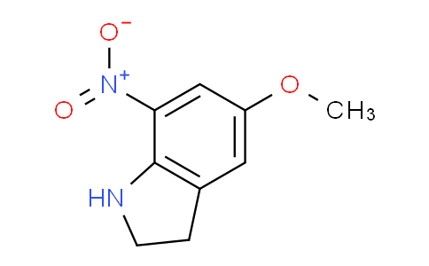 CAS No. 1263142-13-7, 5-methoxy-7-nitro-2,3-dihydro-1H-indole