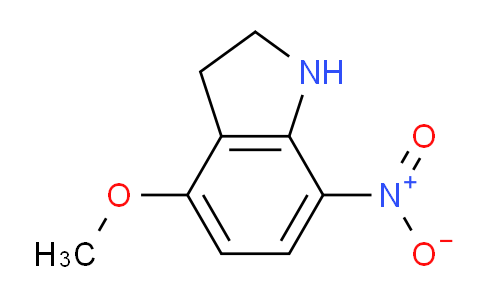 CAS No. 872975-24-1, 4-methoxy-7-nitro-2,3-dihydro-1H-indole