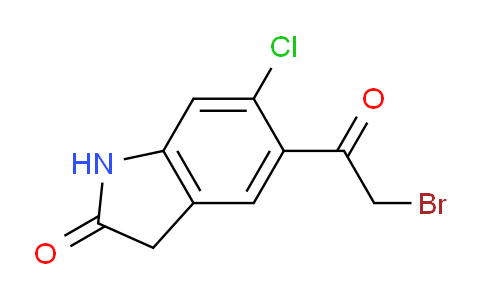 CAS No. 945223-52-9, 5-(2-bromoacetyl)-6-chloro-1,3-dihydroindol-2-one