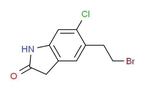 CAS No. 864448-76-0, 5-(2-bromoethyl)-6-chloro-1,3-dihydroindol-2-one