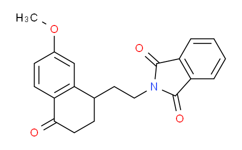 CAS No. 1384261-21-5, 2-(2-(7-methoxy-4-oxo-1,2,3,4-tetrahydronaphthalen-1-yl)ethyl)isoindoline-1,3-dione