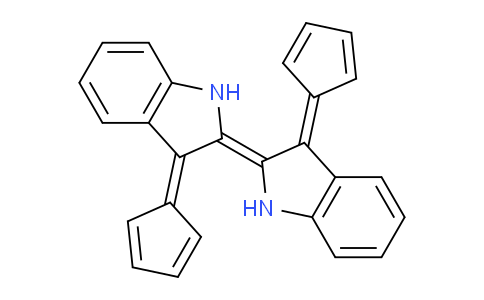 CAS No. 1075723-01-1, 3-(2,4-Cyclopentadien-1-ylidene)-2-[3-(2,4- cyclopentadien-1-ylidene)-1,3-dihydro-2H-indol-2- ylidene]-2,3-dihydro-1H-indole