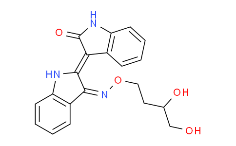 CAS No. 854171-35-0, 3-[3-[(3,4-dihydroxybutoxy)imino]-1,3-dihydro-2H-indol- 2-ylidene]-1,3-dihydro-2H-indol-2-one