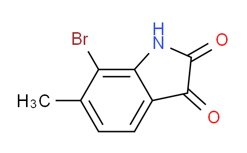 CAS No. 882679-16-5, 7-bromo-6-methylindoline-2,3-dione