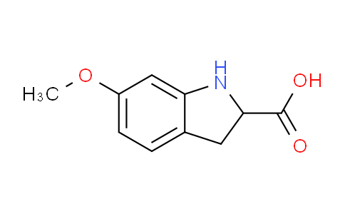 CAS No. 1367725-61-8, 6-methoxyindoline-2-carboxylic acid
