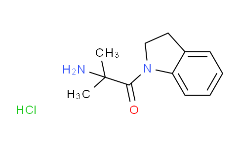 CAS No. 1220034-91-2, 2-Amino-1-(indolin-1-yl)-2-methylpropan-1-one hydrochloride