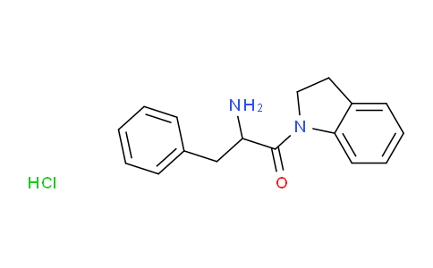 CAS No. 1236254-63-9, 2-Amino-1-(indolin-1-yl)-3-phenylpropan-1-one hydrochloride