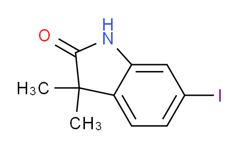 CAS No. 1214900-47-6, 6-Iodo-3,3-dimethyl-1,3-dihydroindol-2-one