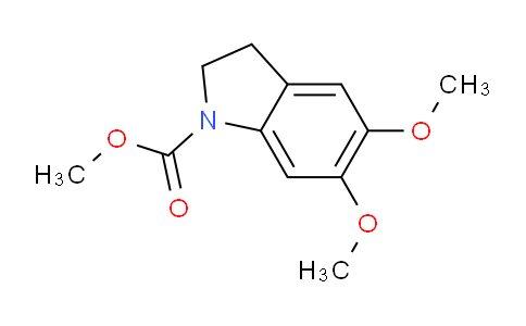 CAS No. 74054-32-3, Methyl 5,6-dimethoxyindoline-1-carboxylate