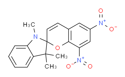 CAS No. 20200-64-0, 1',3',3'-trimethyl-6,8-dinitrospiro[chromene-2,2'-indole]