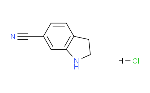 CAS No. 15861-35-5, indoline-6-carbonitrile hydrochloride