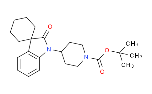 CAS No. 1358667-62-5, tert-butyl 4-(2'-oxospiro[cyclohexane-1,3'-indolin]-1'-yl)piperidine-1-carboxylate