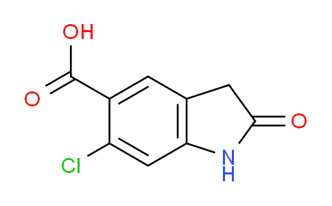 CAS No. 1156390-49-6, 6-Chloro-2-oxoindoline-5-carboxylic acid