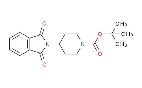 CAS No. 412357-32-5, tert-butyl 4-(1,3-dioxoisoindolin-2-yl)piperidine-1-carboxylate