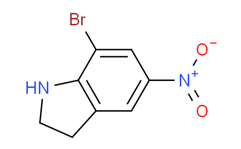 CAS No. 87240-06-0, 7-Bromo-5-nitroindoline