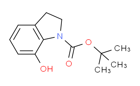 CAS No. 945771-04-0, tert-Butyl 7-hydroxyindoline-1-carboxylate