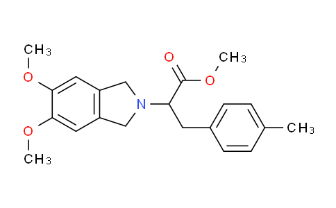 CAS No. 1363553-49-4, methyl 2-(5,6-dimethoxyisoindolin-2-yl)-3-(p-tolyl)propanoate