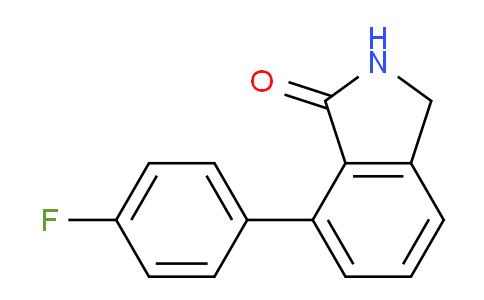 CAS No. 200049-49-6, 7-(4-Fluorophenyl)isoindolin-1-one