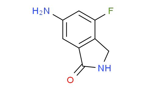 CAS No. 1036389-09-9, 6-Amino-4-fluoroisoindolin-1-one