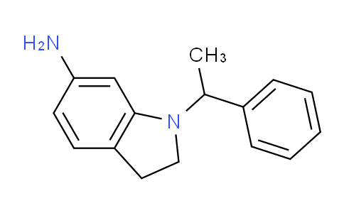 CAS No. 1086392-36-0, 1-(1-phenylethyl)indolin-6-amine