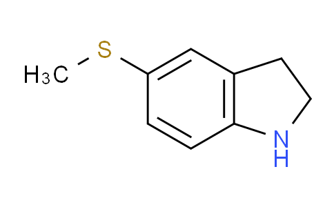 CAS No. 147080-28-2, 5-(methylthio)indoline