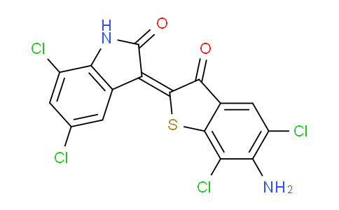 6424-62-0 | 3-(6-Amino-5,7-dichloro-3-oxobenzo[b]thiophen-2(3H)-ylidene)-5,7-dichloroindolin-2-one