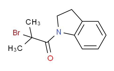 CAS No. 294642-74-3, 2-Bromo-1-(indolin-1-yl)-2-methylpropan-1-one