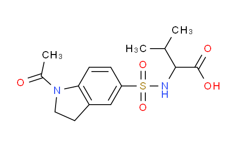 CAS No. 108583-92-2, 2-(1-Acetylindoline-5-sulfonamido)-3-methylbutanoic acid