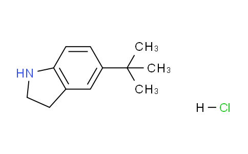 CAS No. 1235441-27-6, 5-(tert-Butyl)indoline hydrochloride